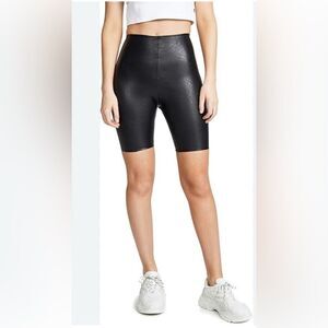 Commando Faux Leather Biker Short small